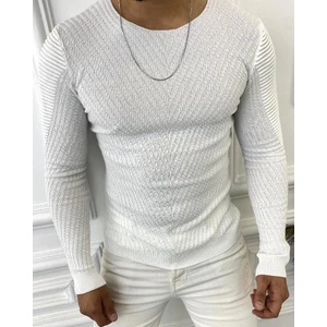 Elku Moda Kazak Slim Fit Triko Dar Kesim Kazak