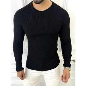 Elku Moda Kazak Slim Fit Triko Dar Kesim Kazak