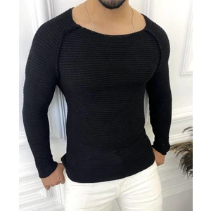 Elku Moda Kazak Slim Fit Triko Dar Kesim Kazak