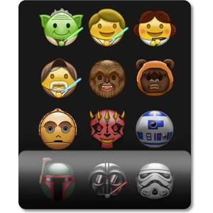 Star Wars Emojileri Bilek Destekli Mousepad Model - 1