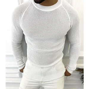 Elku Moda Kazak Slim Fit Triko Dar Kesim Kazak