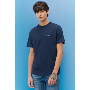 Erkek Lacivert Bisiklet Yaka Tişört