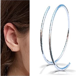 Begonia Accessories Begonia Accessories, 925 Ayar Gümüş, Çift Görünümlü 1 Adet Halka Küpe