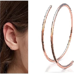 Begonia Accessories Begonia Accessories, 925 Ayar Gümüş, Çift Görünümlü 1 Adet Halka Küpe