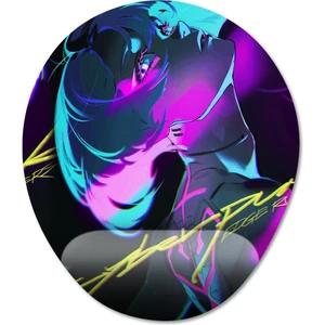 Cyberpunk: Edgerunners - Lucy Bilek Destekli Mousepad Model - 2 Oval