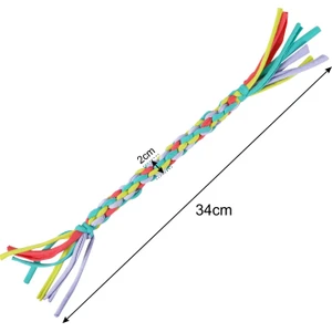 Kedi Köpek Diş Kaşıma Oyuncağı Püsküllü Boy 34 cm Kalınlık 2 cm