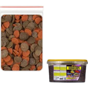Cichlid Chips 100 Gr Balık Yemi (Açık)