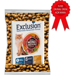 Exclusıon Sığır Etli Kısır Kedi Maması 1 Kg Açık