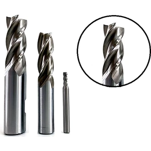 DIN844 Hss Parmak Freze Bıçak 4 Ağızlı 4 mm
