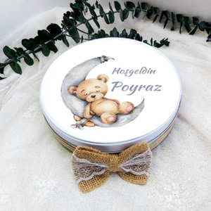 Hayaller Dükkanı Ayda Ayıcık Uv  Baskılı Erkek Bebek Çikolatası