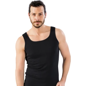 Lüx Drm 5'li  Paket, %100 Pamuklu, Kare Yaka, Ribana Erkek Atlet