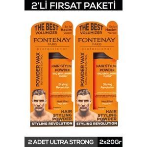 Saç Şekillendirici Pudra Toz Wax Ultra Strong 20gr X2