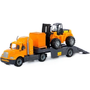 Mıke, Taşıyıcı Tır ve Forklift Yapı Seti "super Miks" - Palet Üzerinde 30 Parça