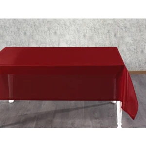 Kristal Monoray Kumaş Kırmızı Masa Örtüsü  Dikdörtgen 140x200 cm - 766