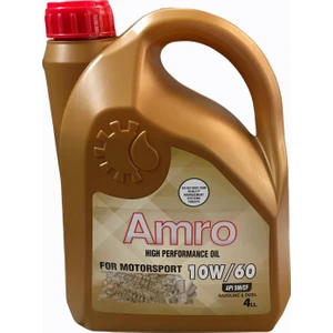 Amro Motosport 10W60 4 Litre Motor Yağı ( Üretim Yılı: 2023 )
