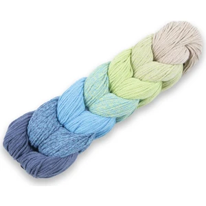 Spagetti Yarn Makrome Ombre Dünya Renkleri El Örgü Ipliği