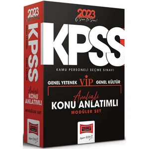 Yargı Yayınevi KPSS 2023 Genel Kültür  Genel Yetenek Tüm Dersler Konu Anlatımlı Modüler Set