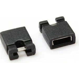 2 Pin 2.0mm Kısa Tip Dişi Jumper Siyah - 100 Adet