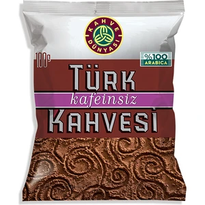 Kahve Dünyası Kafeinsiz Türk Kahvesi 100 gr