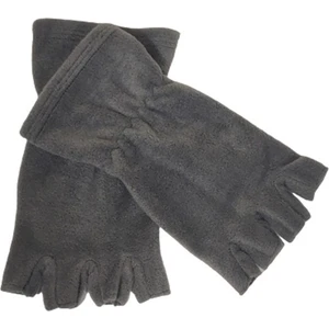 Axe Sportswear Unisex Antrasit Parmaksız Kesik Yarım Parmak Kışlık Termal Polar Eldiven