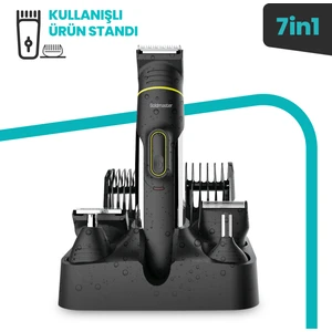 Ready 7in1 Islak Kuru 20 Kademeli Ayarlanabilir Erkek Bakım Seti