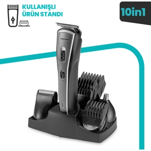 Zener (GM-9106) 10 In 1 Saç ve Sakal Kesme Makinesi