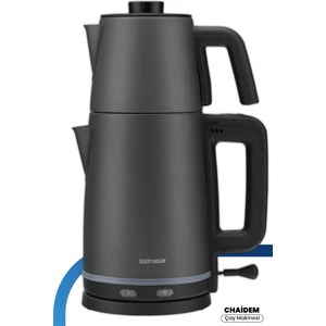 Chaidem Xl 2200 Watt Paslanmaz Çelik Damlatmaz Çelik Çay Makinesi Ve Su Isıtıcısı Antrasit