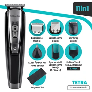 Tetra GM-8111 11IN1 Erkek Bakım Seti
