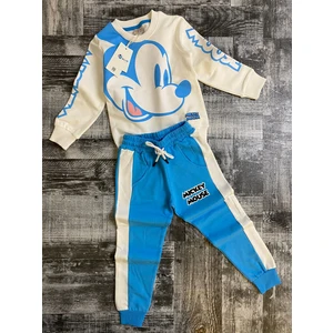 Yaren Kids Mickey Mause Çocuk Eşofman Takımı Oversize Bol Kesim 2 Iplik Eşofman Takımı Baskılı Takım