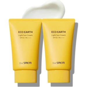 The Saem 2'li Hafif Yapılı Güneş Kremi 50 gr -  Light Sun Cream Spf 50+ ve Pa++++