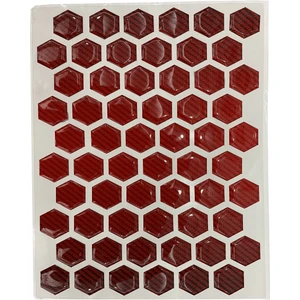 Motosiklet Depo Yan Pad Kırmızı 60 Adet