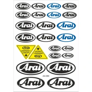 Arai A4 Sticker Set
