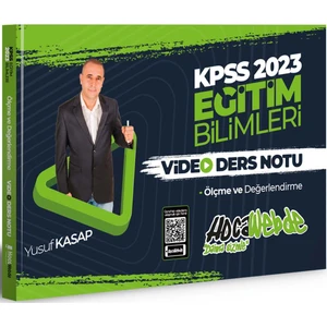 Hocawebde Yayınları KPSS 2023 Eğitim Bilimleri Ölçme Ve Değerlendirme Video Ders Notları