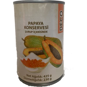 Papaya Konservesi 425 gr