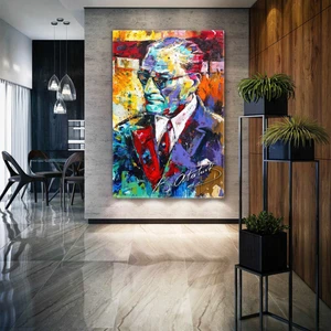SML Tablo Mustafa Kemal Atatürk Karizma Portre Kanvas Tablo