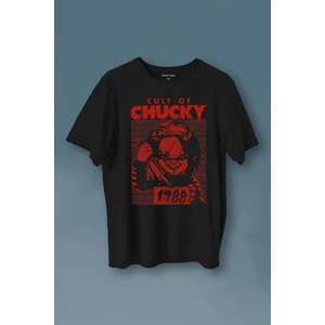 Kendim Seçtim Cult Of Chucky 1988 Korku Film Çaki Baskılı Tişört  T-Shirt