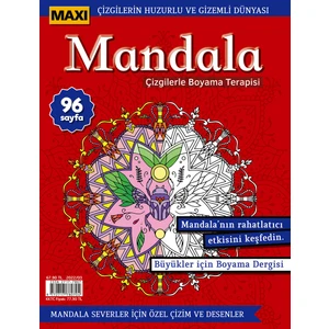 Mandala Çizgilerle Boyama Terapisi 2022/03