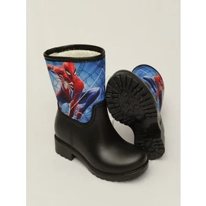 Sea & Blue Shoes Spiderman Baskılı Su Geçirmez Anaokulu Çocuk Yağmur Çizmesi