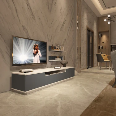 Decoraktiv Trendstyle 4s Mdf Tv Ünitesi Tv Sehpası Beyaz