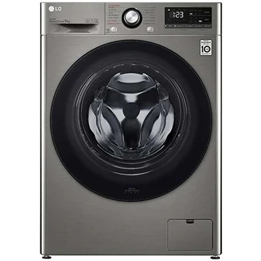 Lg F4V3VYWKPE 9 kg 1400 Devir Gümüş Çamaşır