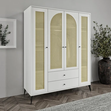 Sevenpal Mobilya Diamond 4 Hazeran Kapaklı 2 Çekmeceli Dolap Fiyatı