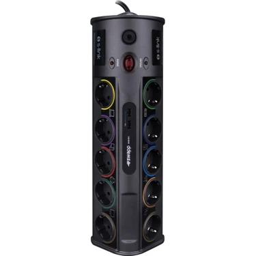 S-Link Spg3-J-5 1.5 Metre 306Joule 5 Li Akım Korumalı Priz