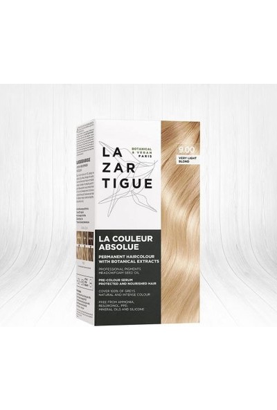 J.F. Lazartigue Absolue Colour Saç Boyası 9.0 Very Light Blond