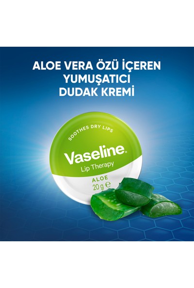Vaseline Dudak Nemlendirici Aloe Vera 20 gr
