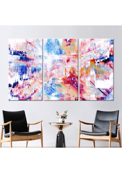 3 Parçalı Kanvas Tablo, Modern Duvar Dekoru, Soyut Kanvas Sanatı, Ofis Sanat Eseri,