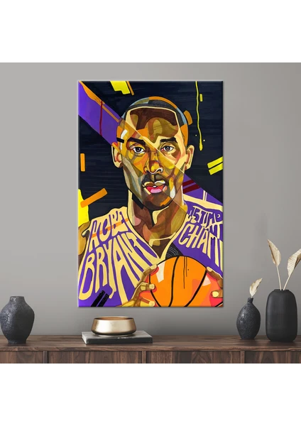 Kayra Export 1 Parça Kanvas Tablo, Kobe Bryant, Kobe Baskılı, Basketbol Oyuncuları Kanvas, ??ünlü Kanvas Baskı,