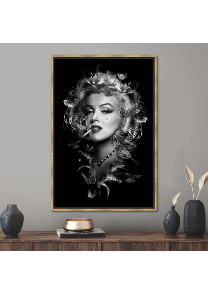 1 Parça Gold Çerçeveli Kanvas Tablo, Ünlü Kanvas Sanatı, Ünlü Duvar Süsü,