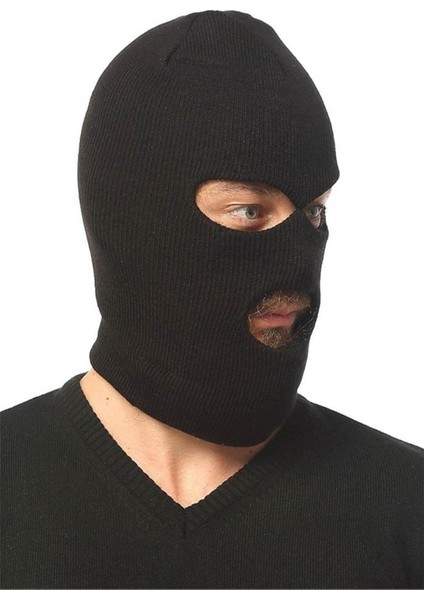 Siyah Yıkanabilir Maske, Kar Maskesi Km-25