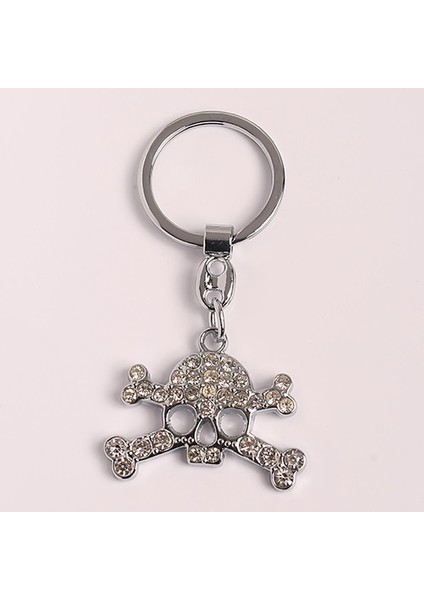 Taşlı Kurukafa Tasarımlı ANAHTARLIK-ANAH652