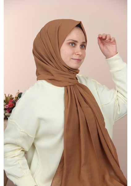 Camel Loryan Scarf Shımmer Şal